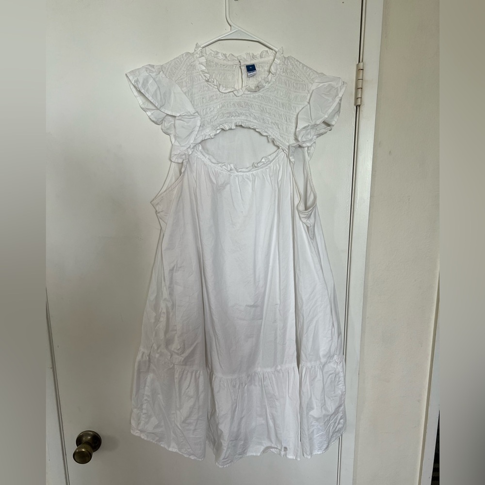 Old Navy White Casual Kids Dress
